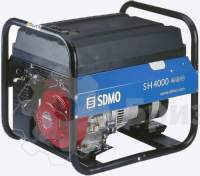 SDMO SH 4000 (4 кВт) - электростанция на раме