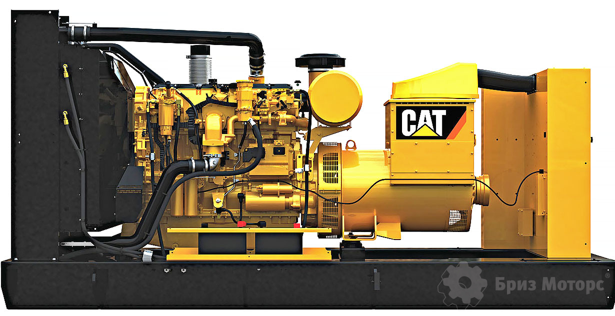 Caterpillar C13 (327 кВт) - дизельная электростанция на раме