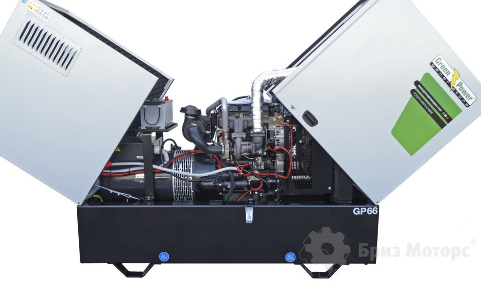 Green Power GP66A/I (48 кВт) - дизельная электростанция на раме