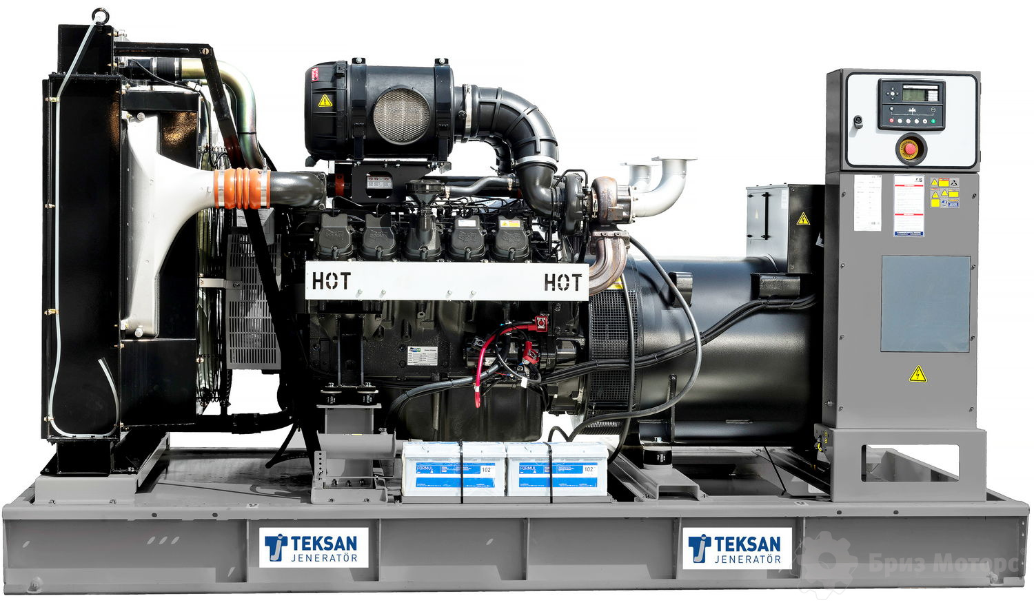 Teksan TJ850DW (600 кВт) - дизельная электростанция на раме