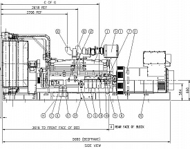 Двигатель Cummins KTA50G8, фото 1