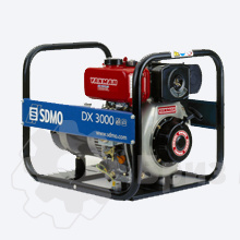 SDMO DX 3000 (3 кВт) - электростанция на раме