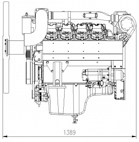 Двигатель Doosan P158LE, фото 1