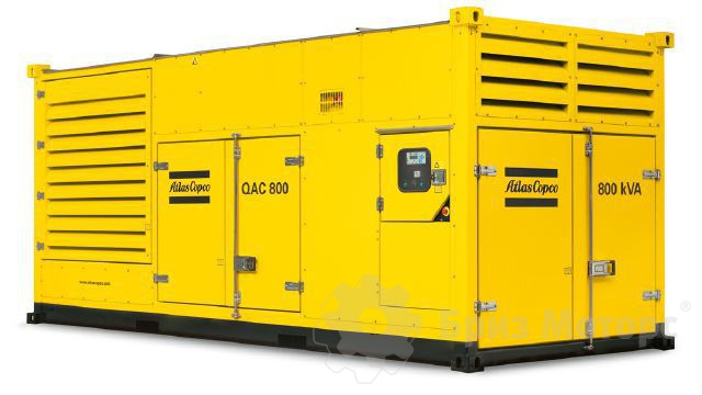 Atlas Copco QAC 800 (646 кВт) - дизельная электростанция в контейнере