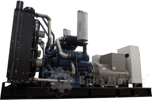 В контейнере Север Дизельный генератор (ДГУ) Азимут АД-1100С-Т400, 1100 кВт (1,1 МВт) (1 100 кВт) - дизельная электростанция на раме