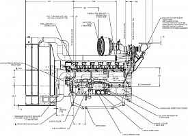 Двигатель Perkins 4012-46TAG2A, фото 1