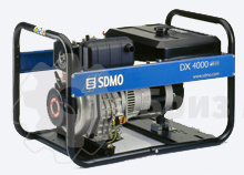SDMO DX 4000 (3 кВт) - электростанция на раме