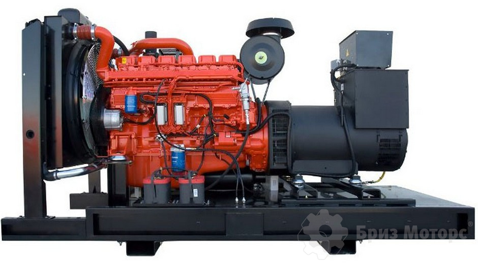 Дизельный генератор (ДГУ) 240 кВт HSW-300 T5 (240 кВт) - дизельная электростанция на раме