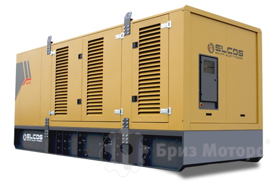 Elcos GE.CU.700/640 BF (509 кВт) - дизельная электростанция в кожухе