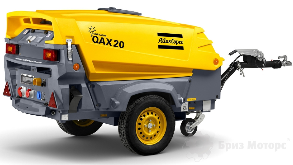 Atlas Copco QAX 20 (16 кВт) - дизельная электростанция на раме