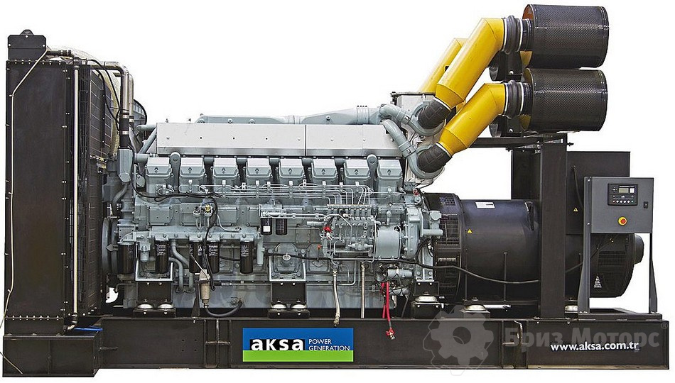 AKSA APD-2250P (1 636 кВт) - дизельная электростанция на раме