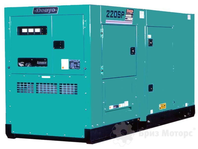 Denyo DCA-220SPK3 (160 кВт) - дизельная электростанция в кожухе
