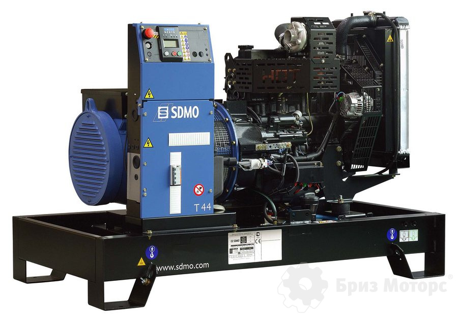 SDMO J 66K (53 кВт) - дизельная электростанция на раме