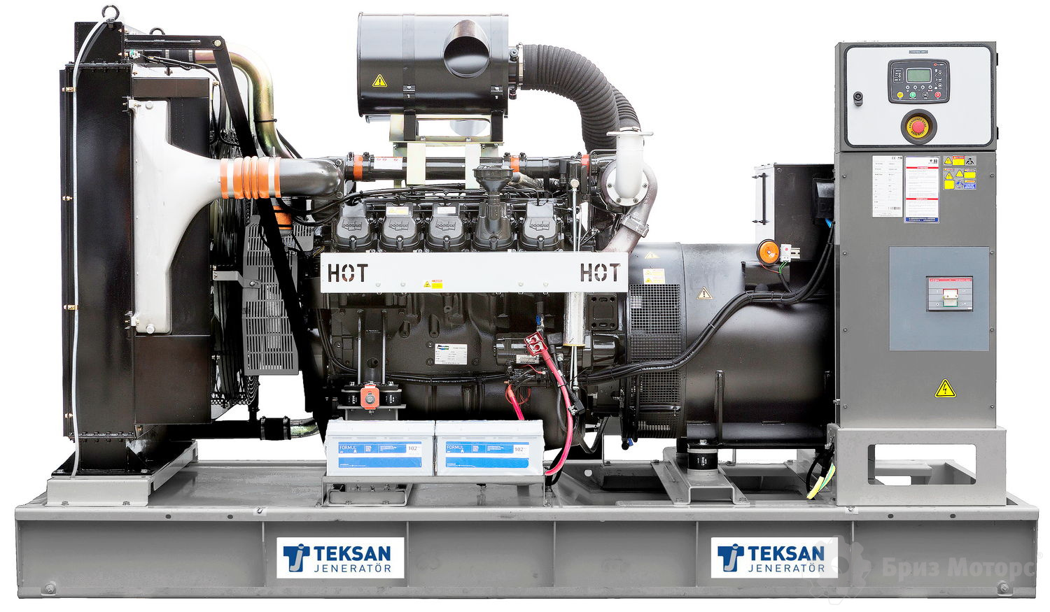 Teksan TJ700DW (513 кВт) - дизельная электростанция на раме