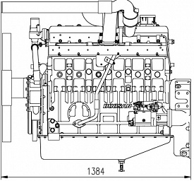 Двигатель Doosan PI126TI II, фото 1