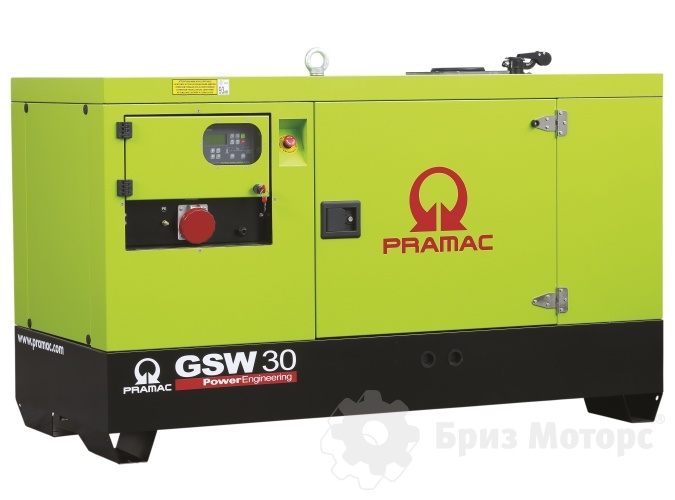 Pramac GSW30P (24 кВт) - дизельная электростанция в кожухе