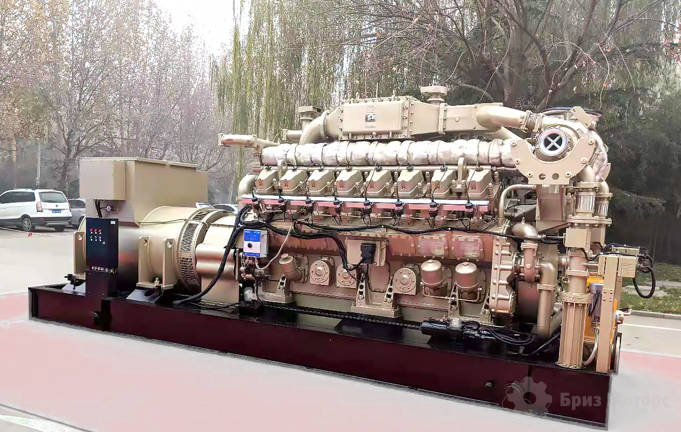 Jichai Jichai 2000GF10-T (1000RPM, 6.3KV) (2 000 кВт) - дизельная электростанция на раме