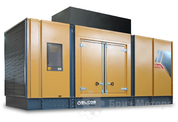 Elcos GE.CU.1540/1400 BF (1 120 кВт) - дизельная электростанция в кожухе