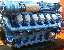 Двигатель Baudouin 12M33D1108E200, фото 3