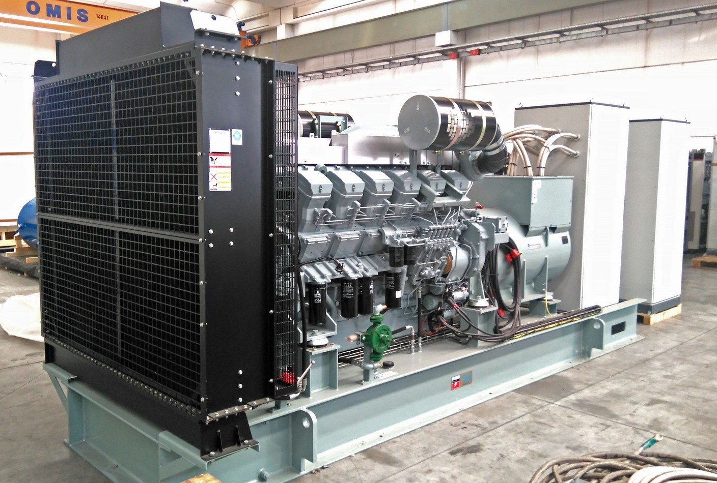 CTM M.1500 (1 232 кВт) - дизельная электростанция на раме