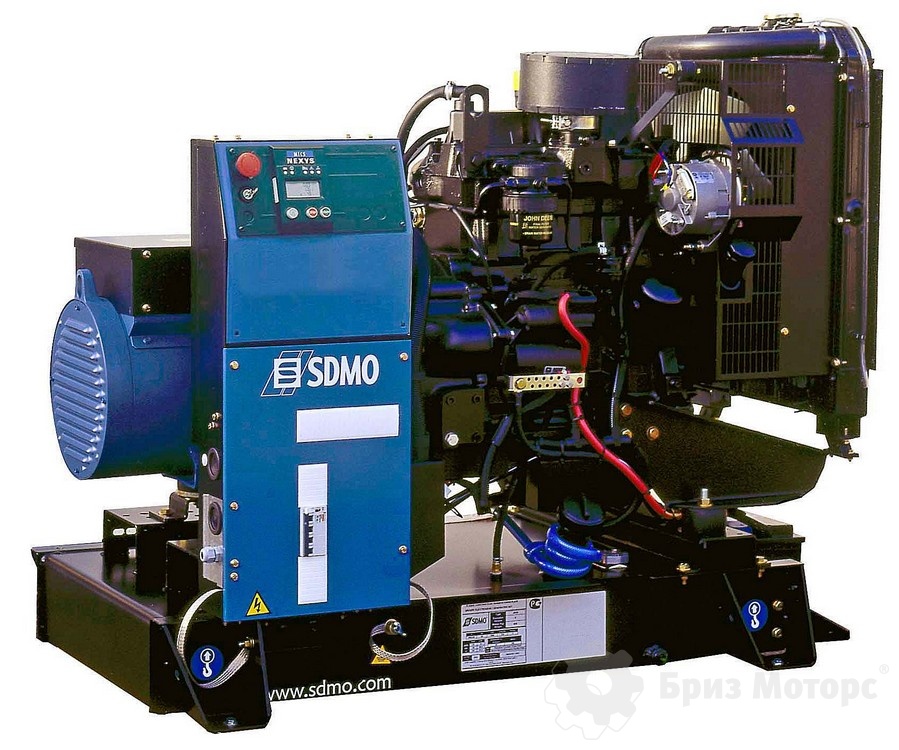 SDMO J22 (16 кВт) - дизельная электростанция на раме
