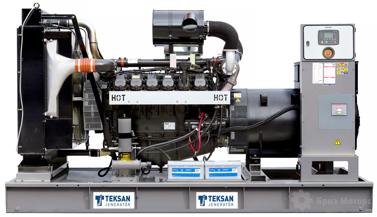 Teksan TJ900DW (654 кВт) - дизельная электростанция на раме