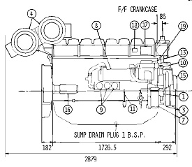 Двигатель Perkins 4008TAG2A, фото 2