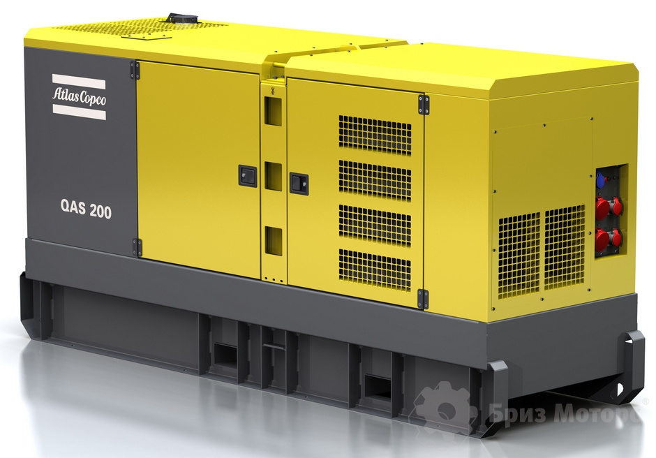 Atlas Copco QAS 200 (162 кВт) - дизельная электростанция на раме