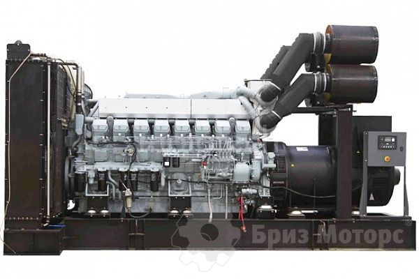 Дизельные генераторы Дизельный генератор (ДГУ) CTG 1775М (альтернатор Leroy Somer), 1280 кВт (1,28 МВт) (1 280 кВт) - дизельная электростанция на раме