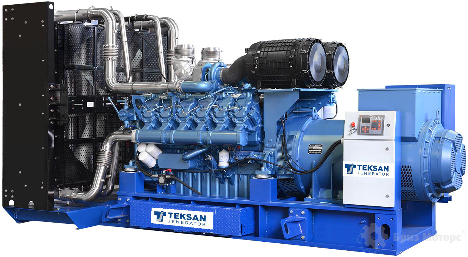 Teksan TJ1900BD (1 402 кВт) - дизельная электростанция на раме