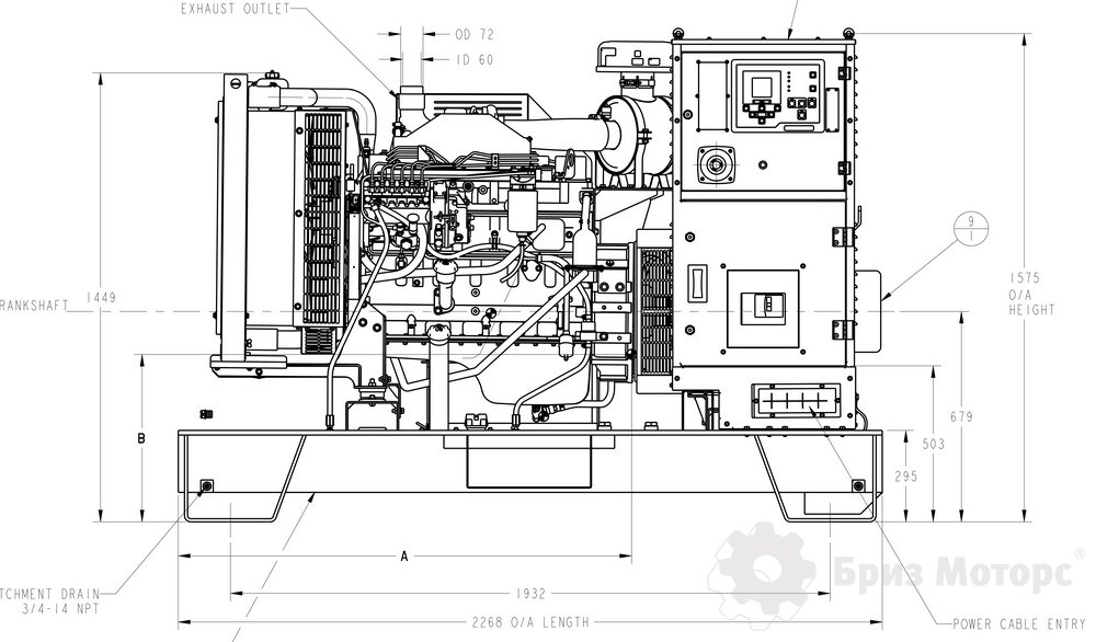 Cummins C110D5 (80 кВт)