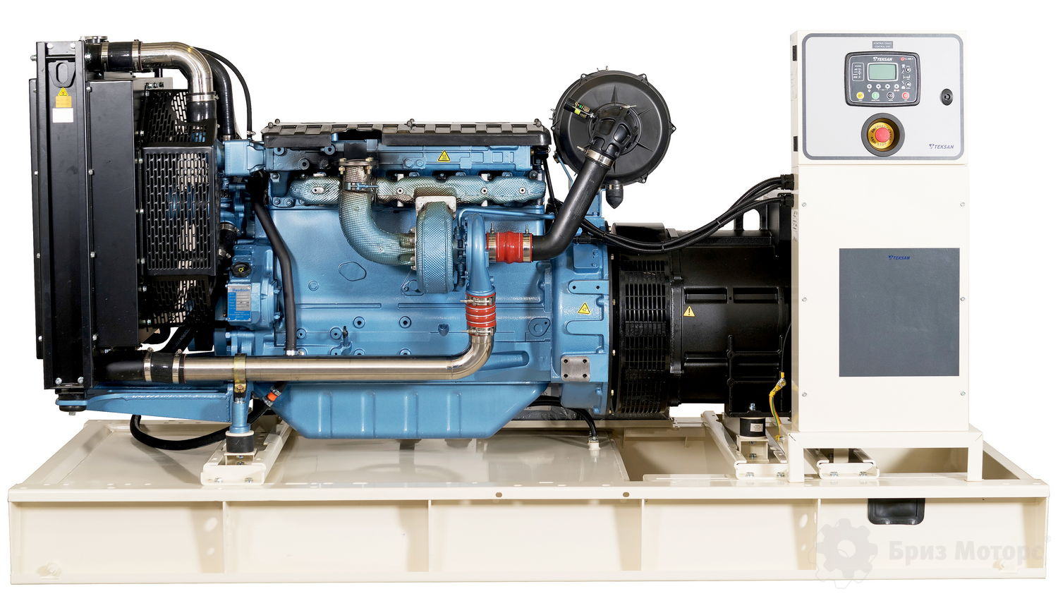 БМ (Россия) БМ 80LS Baudouin (80 кВт) - дизельная электростанция на раме