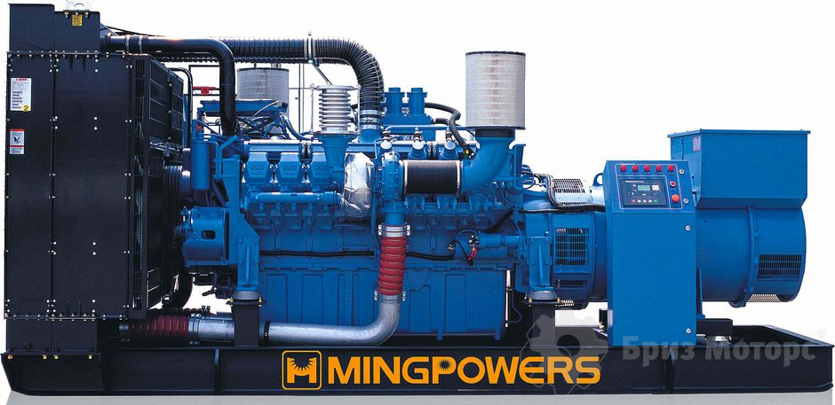 MingPowers M-M1375 (1 000 кВт) - дизельная электростанция на раме