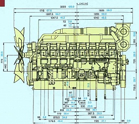 Двигатель Mitsubishi S16R-PTA2, фото 1
